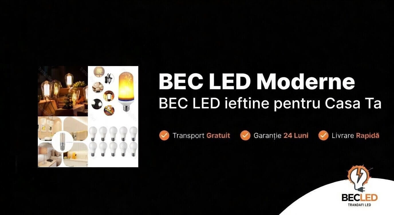 Bec LED E27 cu lumina rece pentru bucatarie