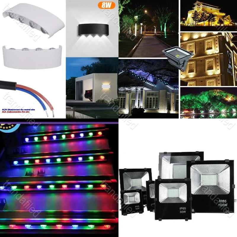 proiectoare-led-exterior-ip65-aplice-perete-benzi-led-rgb-iluminat-gradina-fatada