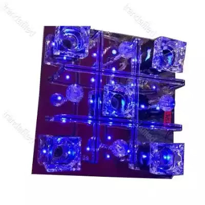 Lustra L8213/400, multicolora, telecomanda, 5*e27 dulie ceramica, leduri multicolor - lustra led