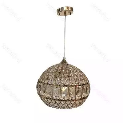 Lustra 338/200, cristal, schelet inox, inaltime ajustabila 30-90 cm, dulie E27 - lustra led