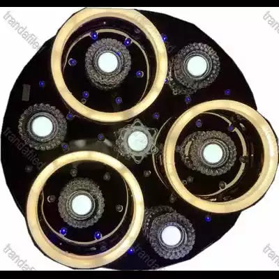 Lampa de tavan L8230 Candelabru Lustra multicolora telecomanda leduri multicolora - lustra led