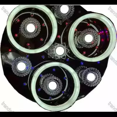 Lampa de tavan L8230 Candelabru Lustra multicolora telecomanda leduri multicolora - lustra led