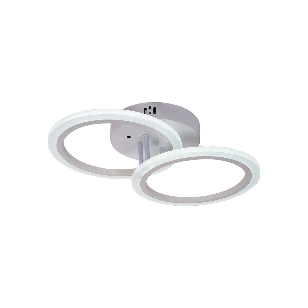 Lustra LED Model Cercuri 8823/8825/8826, cu Telecomanda, 3 Tipuri de Lumina, Intensitate Reglabila - lustra led