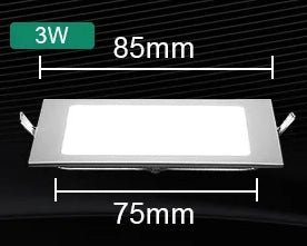 Plafonieră-LED-pătrată-încastrabilă-3W-6W-9W-12W-15W-18W-24W-Alb-rece-Alb-cald-Alb-neutru