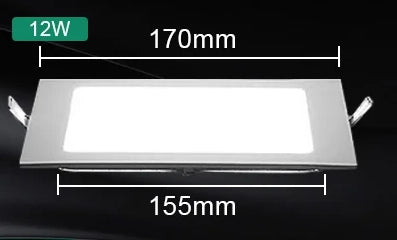 Plafonieră-LED-pătrată-încastrabilă-3W-6W-9W-12W-15W-18W-24W-Alb-rece-Alb-cald-Alb-neutru