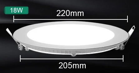 Plafonieră-LED-rotundă-încastrabilă-3W-6W-9W-12W-15W-18W-24W-Alb-rece-Alb-cald-Alb-neutru