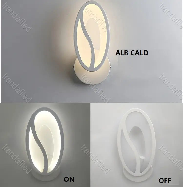 aplica-led-moderna-35w-3-culori-design-curbat-alb-negru-26cm-iluminat-modern