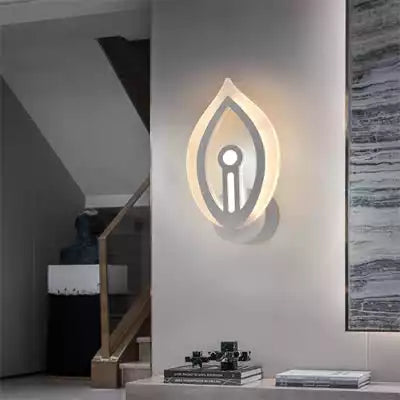 aplica-led-moderna-40w-3-culori-design-flacara-alb-negru-26cm-iluminat-modern