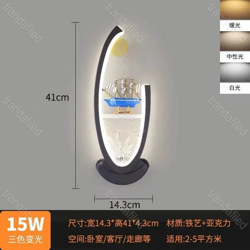 aplica-led-decorativa-8151bk-vapor-lumina-rece-naturala-calda