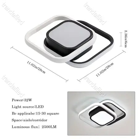 aplica-led-moderna-52w-negru-design-patrat-cu-lumina-rece-naturala-calda