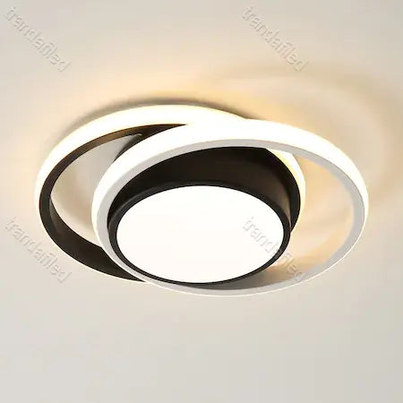aplica-led-moderna-rotunda-52w-negru-alb-cu-lumina-rece-naturala-calda