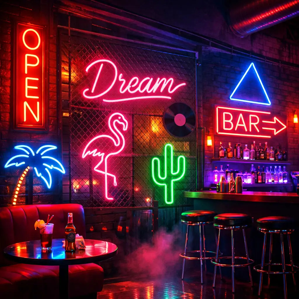 Banda LED neon 360° pentru iluminat decorativ bar, living si dormitor