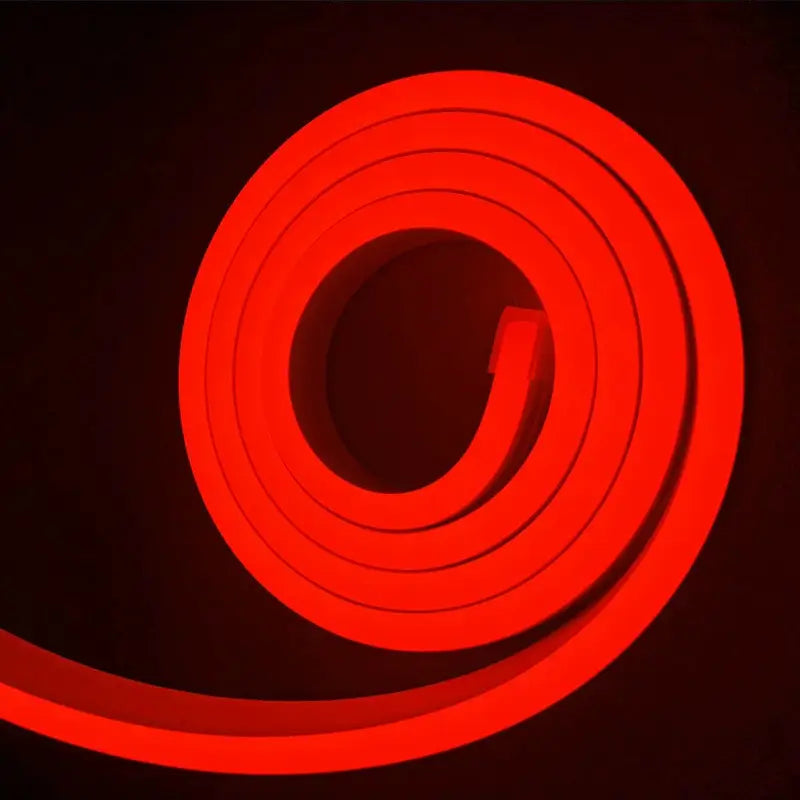banda led neon rosu iluminat decorativ interior exterior
