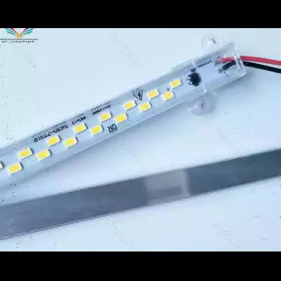 Banda LED 5730 Rigida 220V Tensiune inalta cu Profil Plastic 50 cm, lumina Alb rece - lustra led