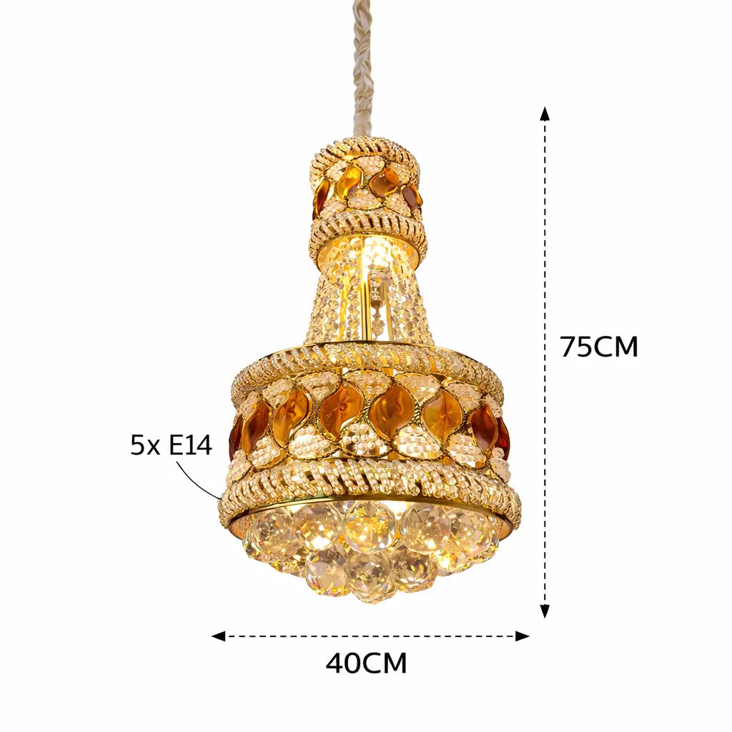 Dimensiuni candelabru cristal diametru 40 cm