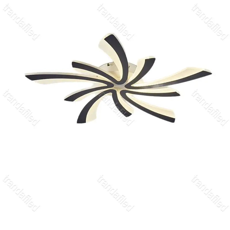 candelabru-led-120w-dimabil-cu-5-brate-telecomanda-si-control-mobil-design-modern-alb-mat-pentru-living-sau-dormitor