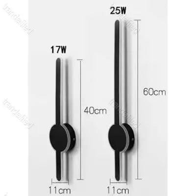 aplica-led-neagra-43cm-60cm-lumina-rece-naturala-calda-design-modern