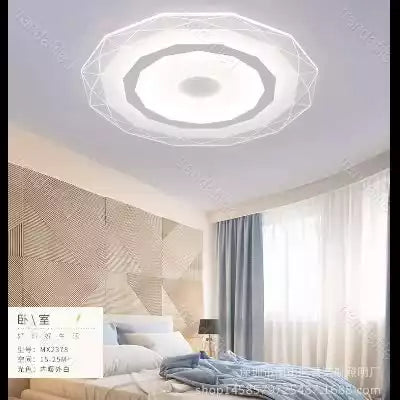 Lustra led moderna ,3 Functii Telecomanda,Ultra Slim ,schelet alb, led inclus 8253 - lustra led