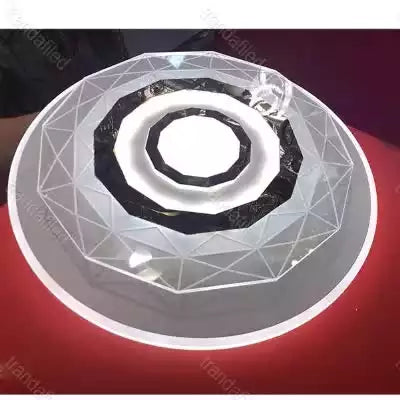 Lustra led moderna ,3 Functii Telecomanda,Ultra Slim ,schelet alb, led inclus 8253 - lustra led