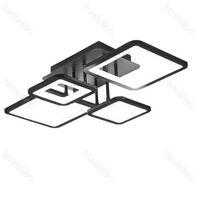 lustra-led-120w-cu-telecomanda-negru-3-culori-dimabila-design-modern-cu-patrate-tavan-living