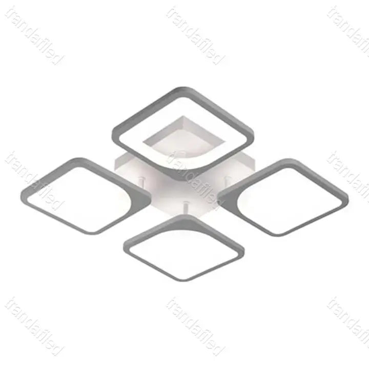 lustra-led-cu-4-patrate-neagra-design-modern-iluminat-interior