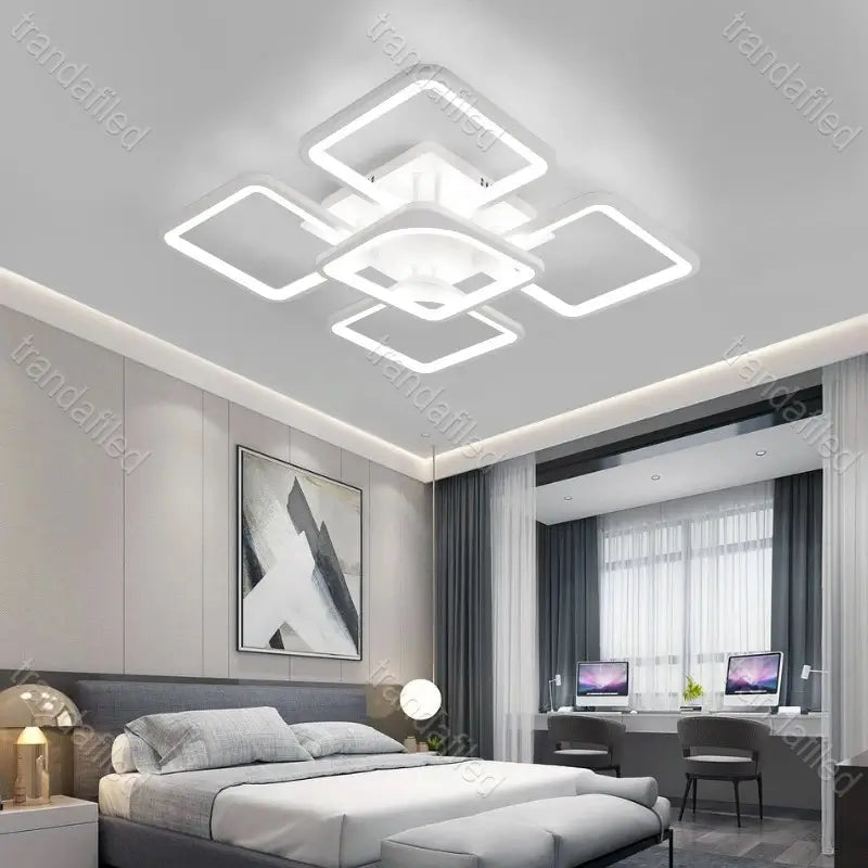lustra-led-patrata-cu-5-elemente-telecomanda-lumina-reglabila-100w