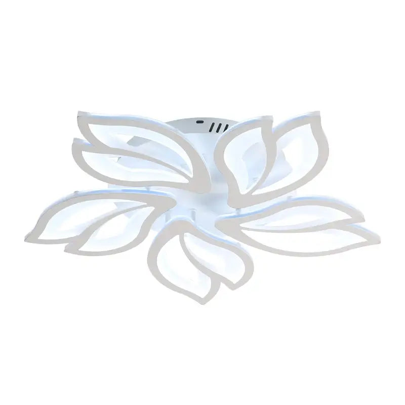 lustra-led-alb-modern-cu-design-floral-si-telecomanda-lumina-alb-cald-rece-pentru-living-birou