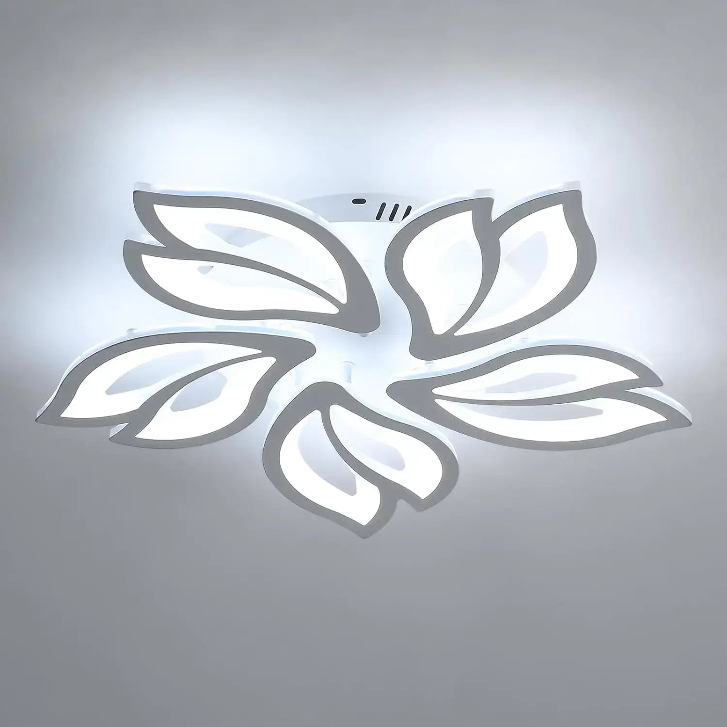 lustra-led-alb-modern-cu-design-floral-si-telecomanda-lumina-alb-cald-rece-pentru-living-birou