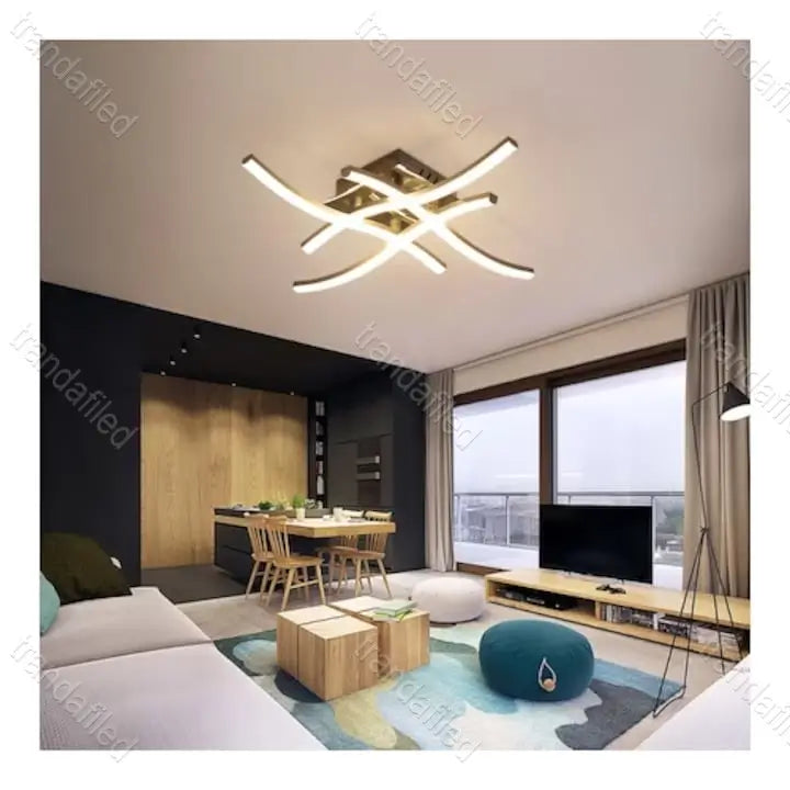 lustra-led-cu-telecomanda-8905-4-cu-design-curbat-si-lumina-reglabila