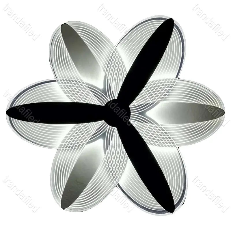 lustra-led-design-floral-modern-iluminare-3-functii