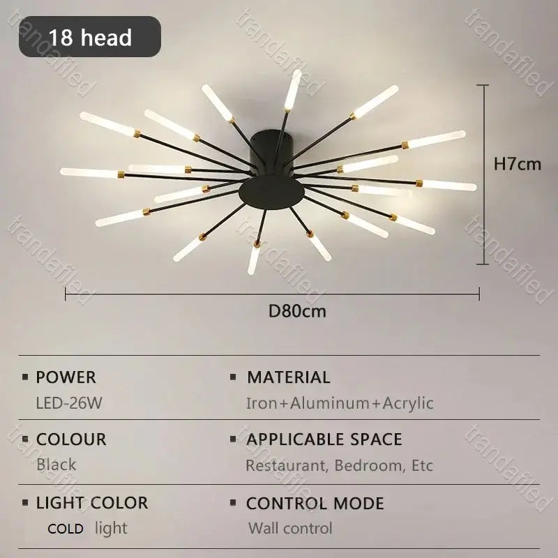 lustra-led-neagra-cu-18-28-42-brate-design-minimalist-modern