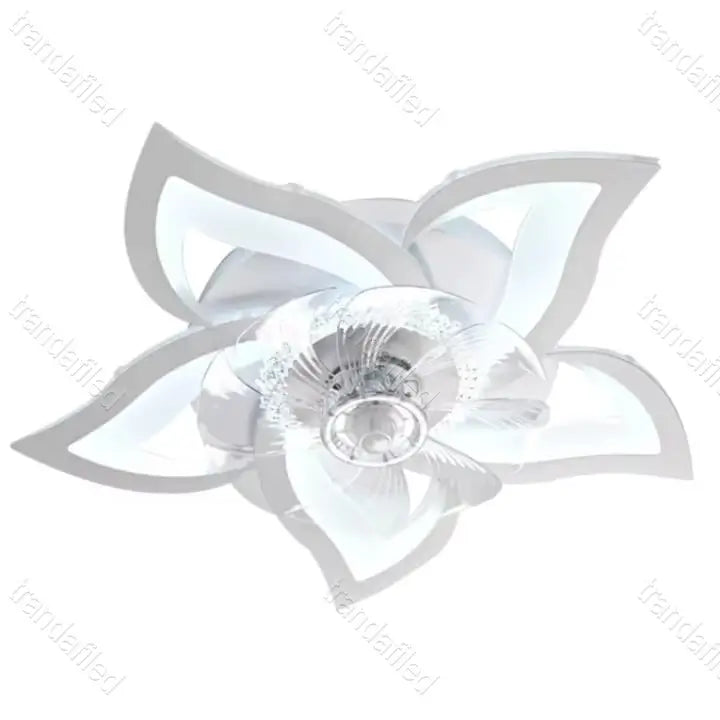 lustra-led-cu-ventilator-8884-5fs-design-floral-cu-telecomanda