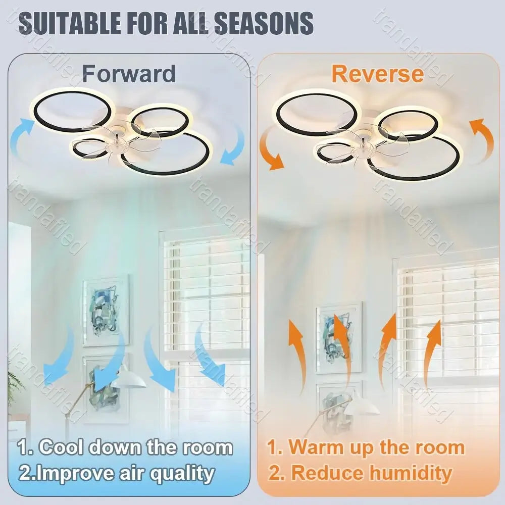 lustra-led-cu-ventilator-modern-8823-4fs-negru-cu-aplicatie-si-telecomanda