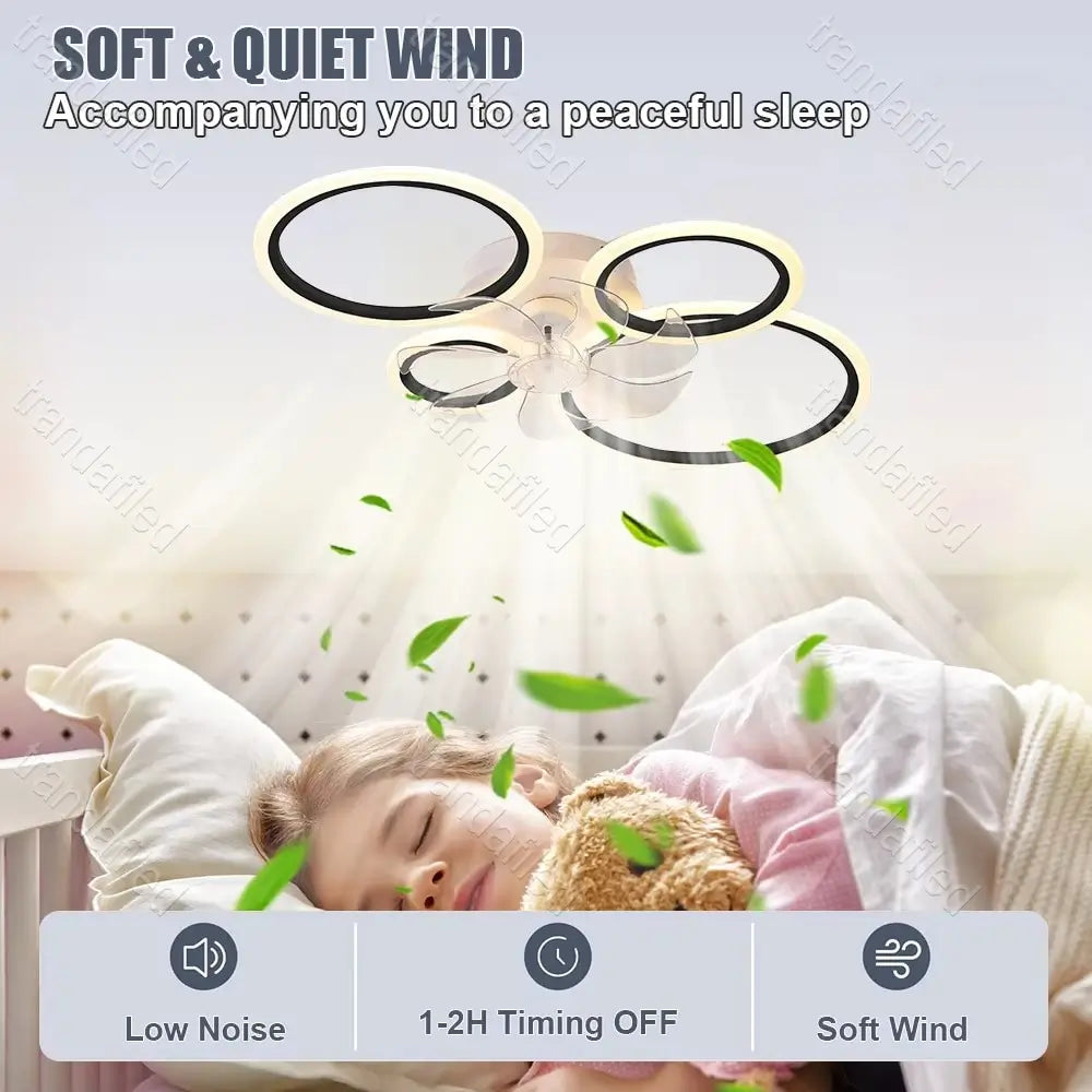 lustra-led-cu-ventilator-modern-8823-4fs-negru-cu-aplicatie-si-telecomanda