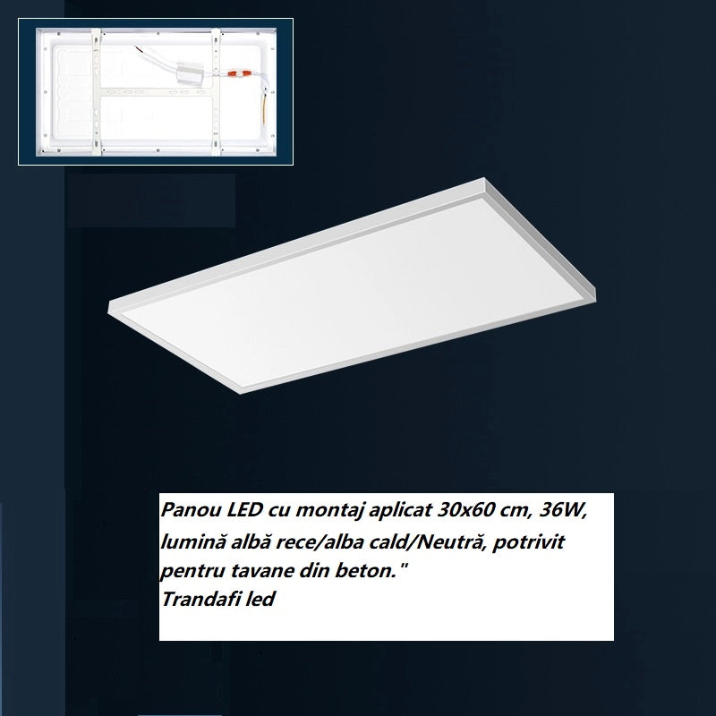 panou-led-36w-60x30cm-aplicat