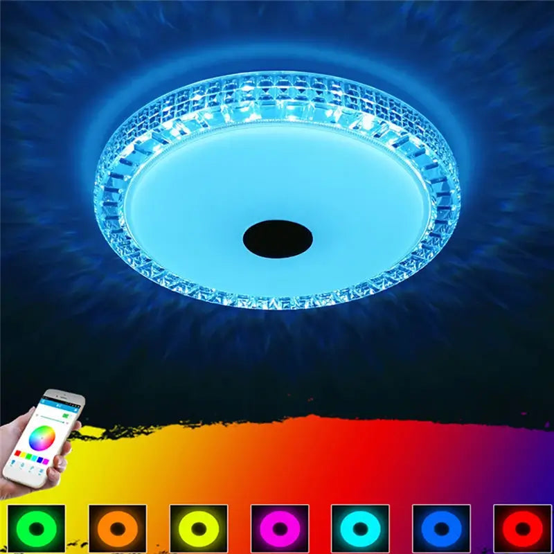 Plafoniera-LED-RGB-60W-40CM-cu-telecomanda-Bluetooth-lumina-reglabila-alb-rece-cald-natural-iluminare-inteligenta