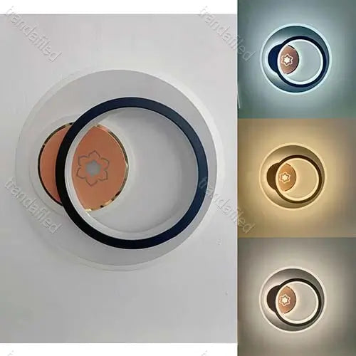 plafoniera-led-rotunda-cu-accent-floral-20cm-alb-sau-negru