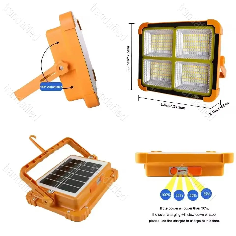 proiector-solar-led-100w-cu-panou-si-incarcare-usb