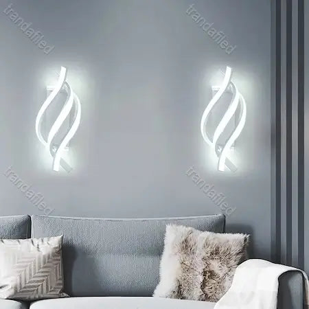set-aplice-led-albe-8147wh-design-flacara-cu-lumina-rece-calda-naturala