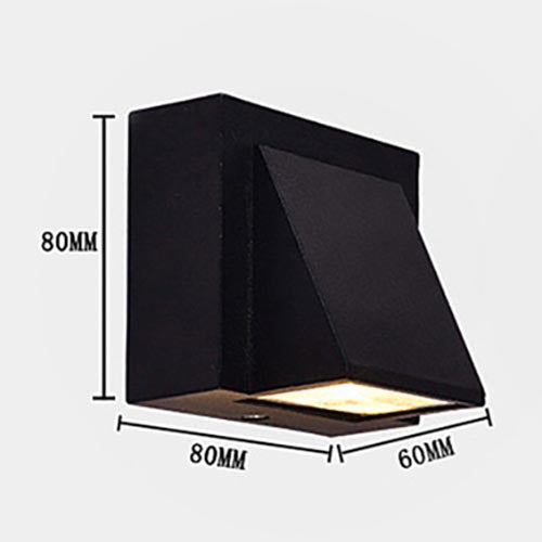 Aplica led exterior ,putere 5w ,culoare neagra - lustra led