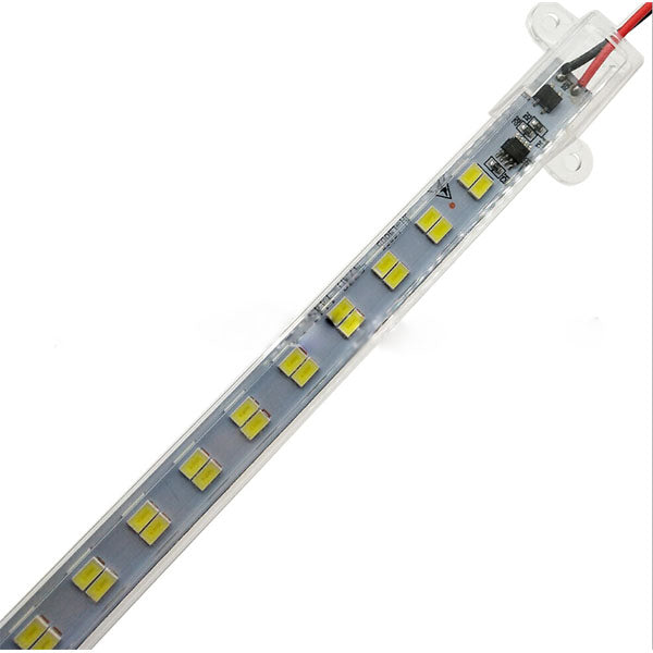 Banda LED 5730 Rigida 220V Tensiune inalta cu Profil Plastic 50 cm, lumina Alb rece - lustra led