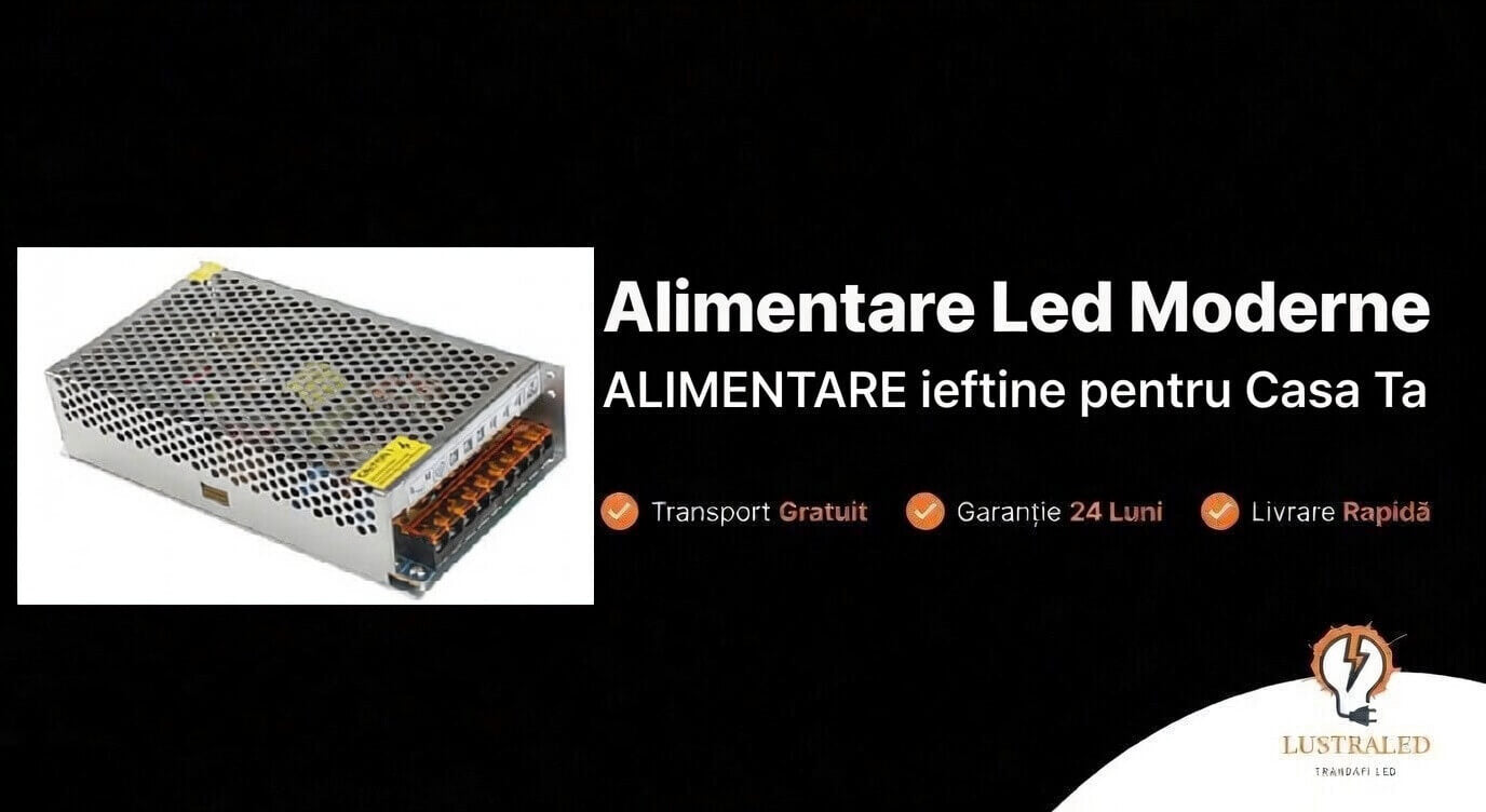 Transformator LED 24V pentru iluminat LED