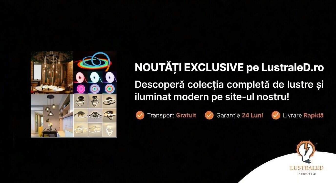 Lustra LED moderna model nou pentru living