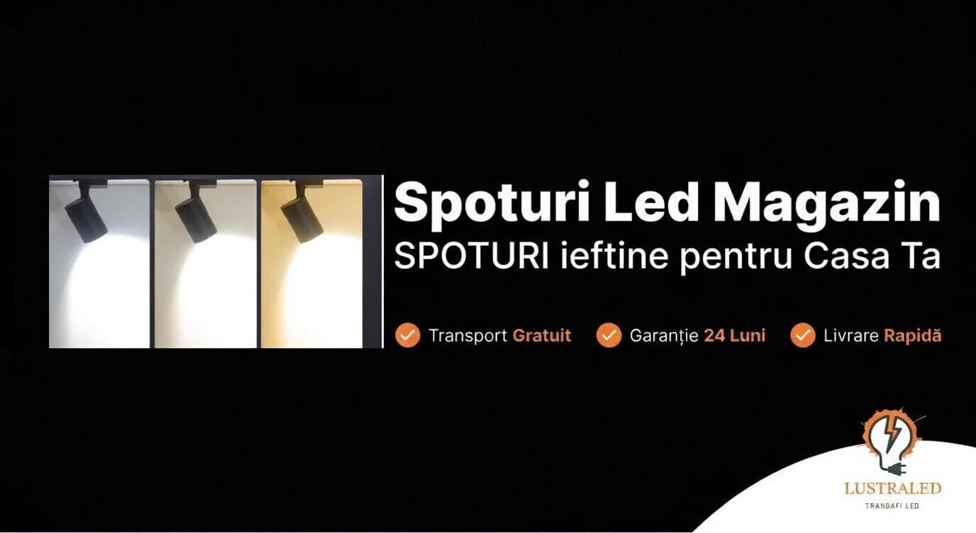 Spot LED comercial pentru magazin si showroom