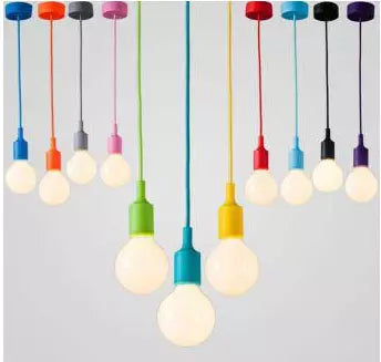 PENDUL DECO E27 DIV CULORI - lustra led