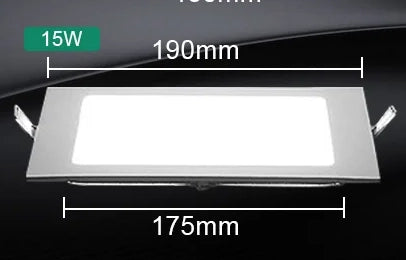 Plafonieră-LED-pătrată-încastrabilă-3W-6W-9W-12W-15W-18W-24W-Alb-rece-Alb-cald-Alb-neutru