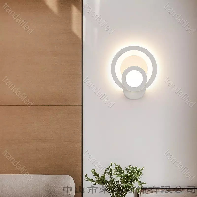 aplica-led-moderna-35w-3-culori-design-cercuri-alb-negru-26cm-iluminat-modern-decorativ