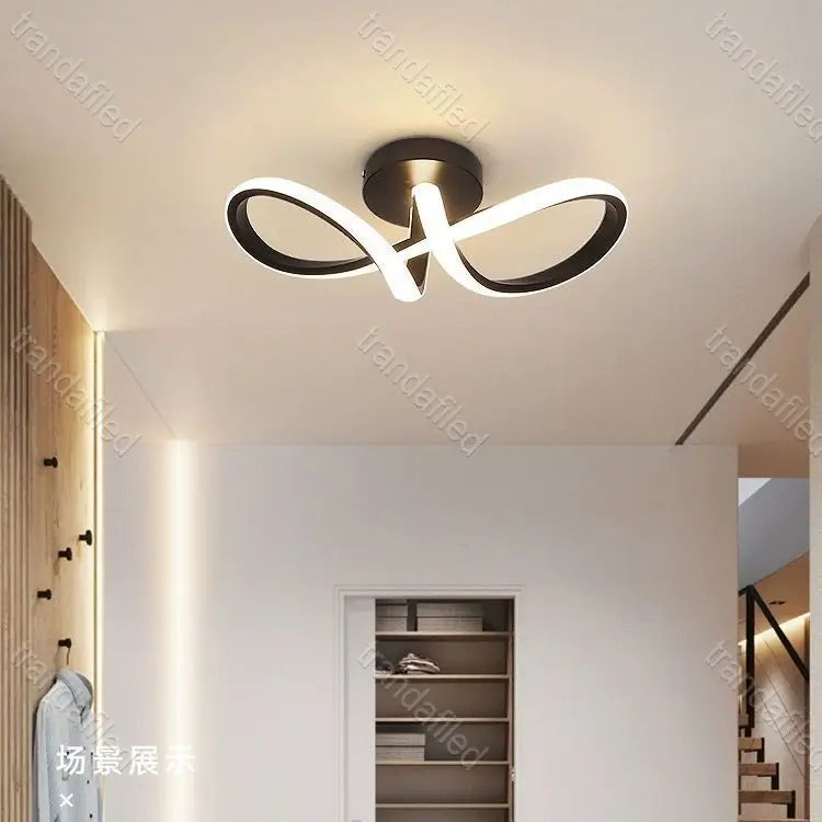 aplica-led-moderna-8144bk-neagra-cu-lumina-rece-naturala-calda