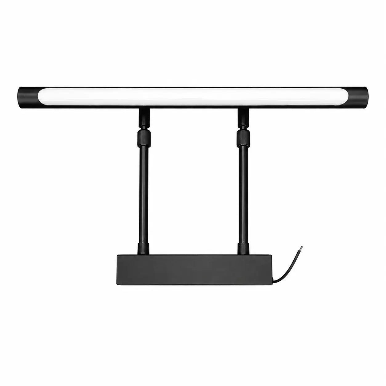 Aplica LED oglindă baie negru 40 cm 18W lumină alb cald pentru baie și machiaj