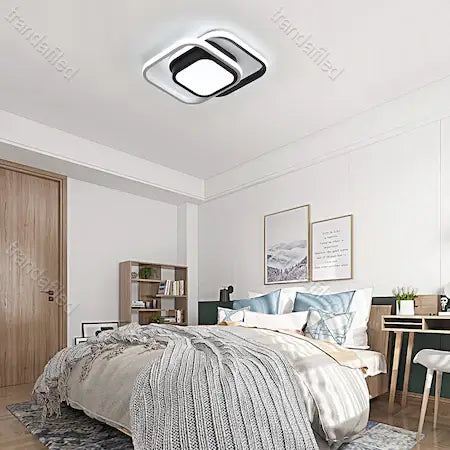 aplica-led-moderna-52w-negru-design-patrat-cu-lumina-rece-naturala-calda